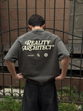 T-shirt eality architect* washed black