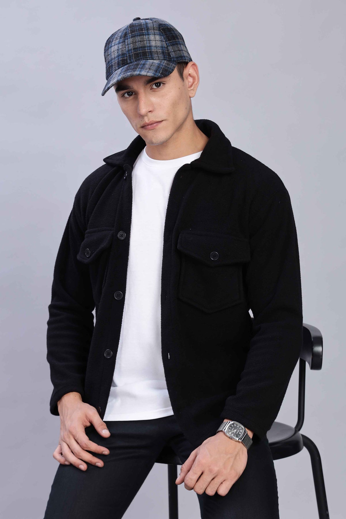 Black overshirt