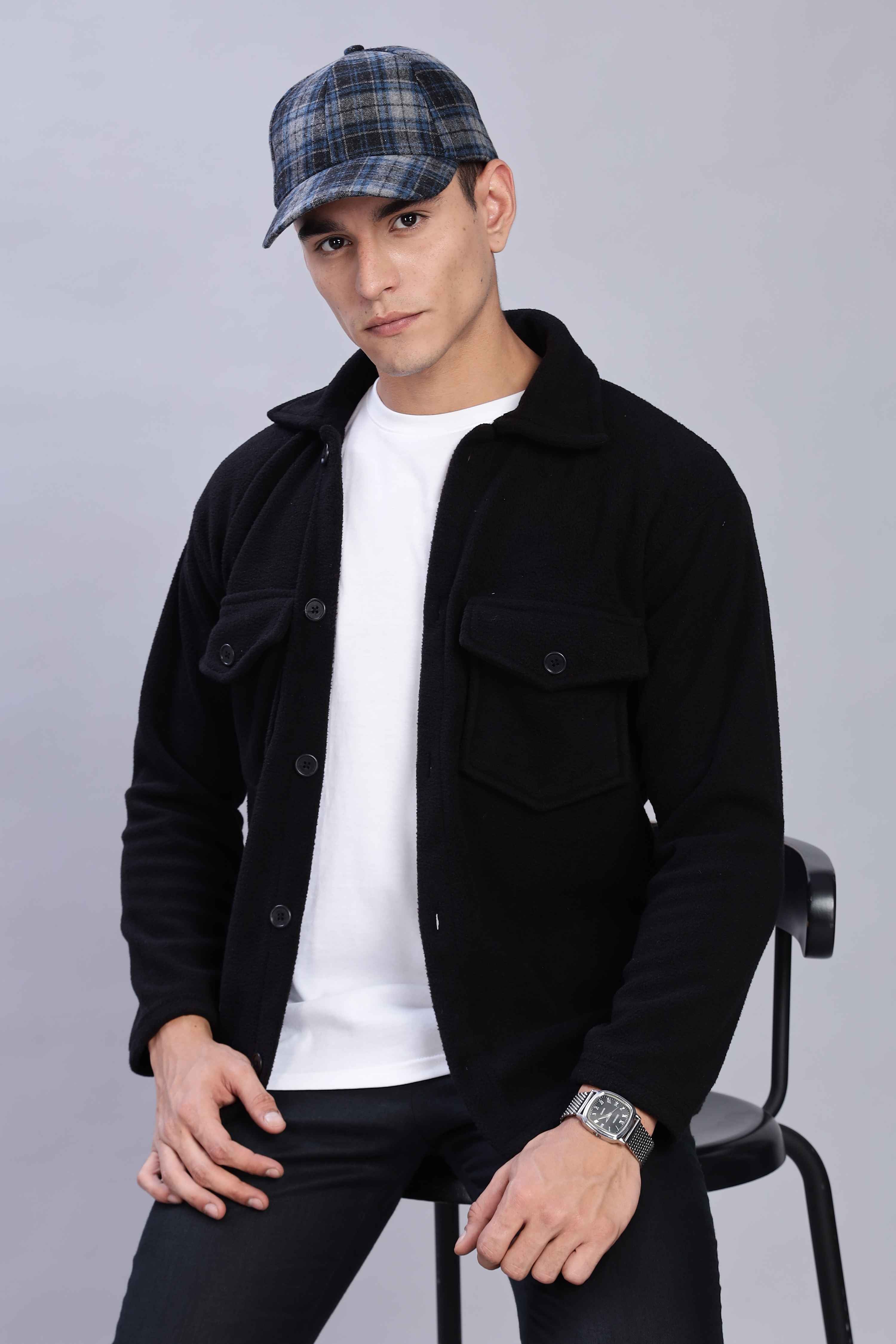Black overshirt