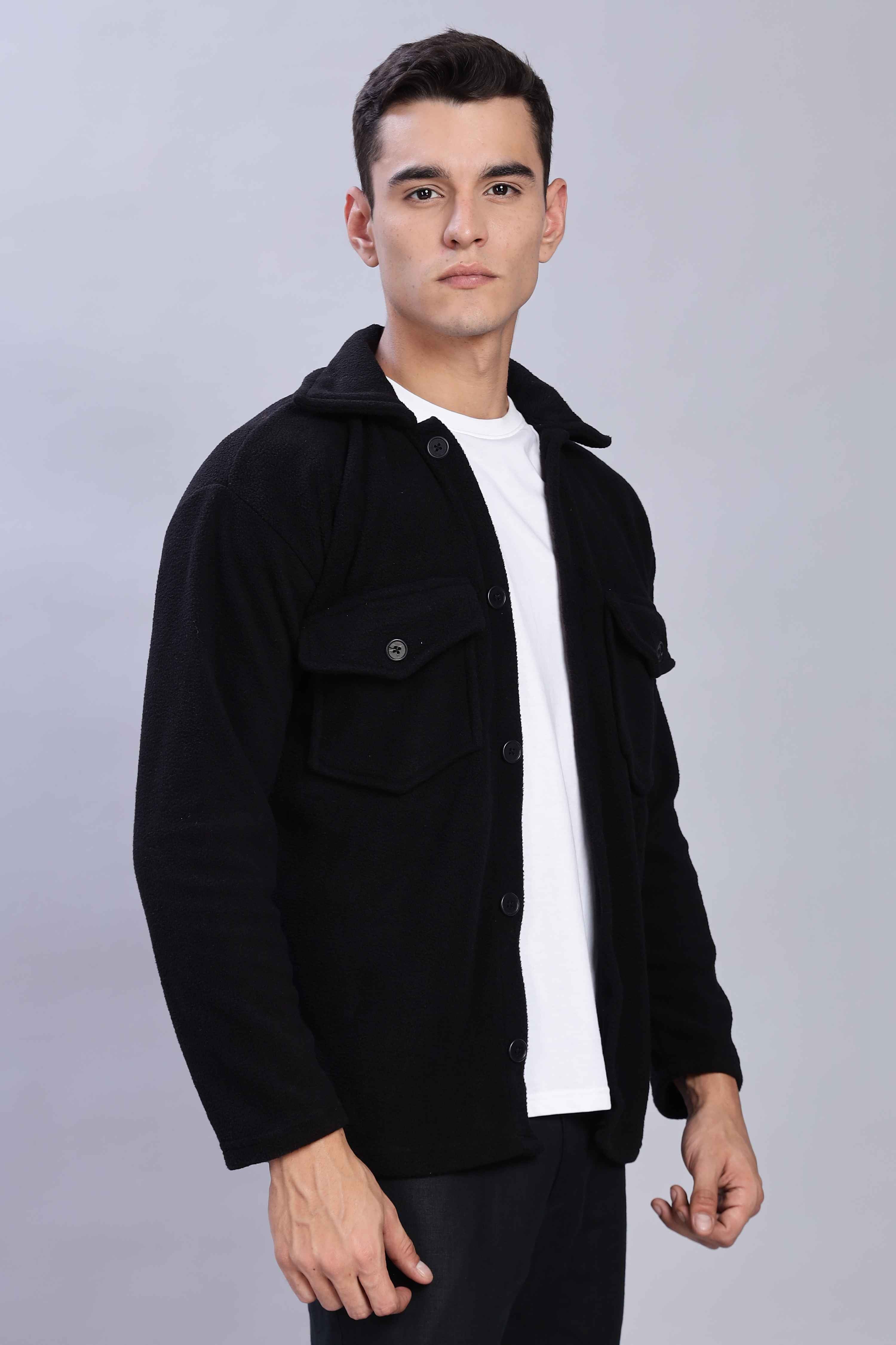 Black overshirt