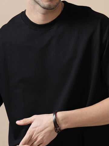 240 GSM OVERSIZE T SHIRT C-13 - BLACK