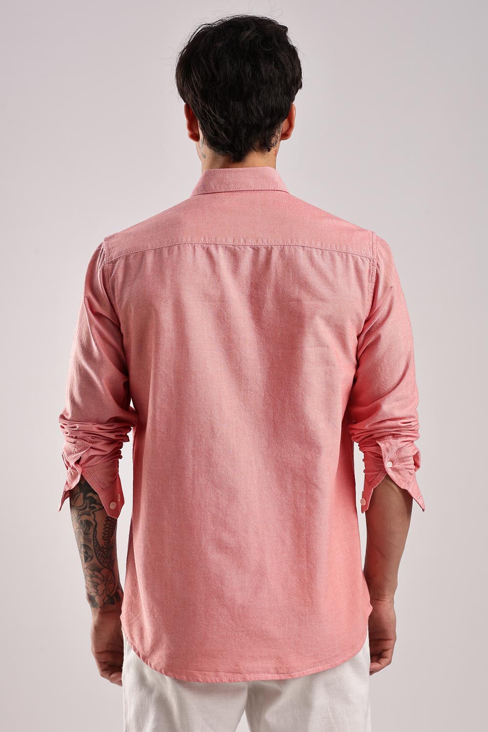 Regular fit Hazel Pink Linen shirt