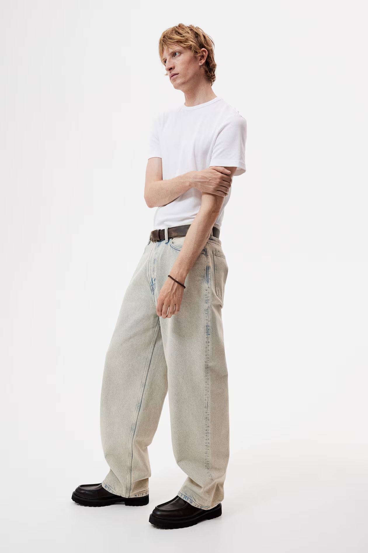 Pale denim blue