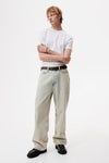 Pale denim blue