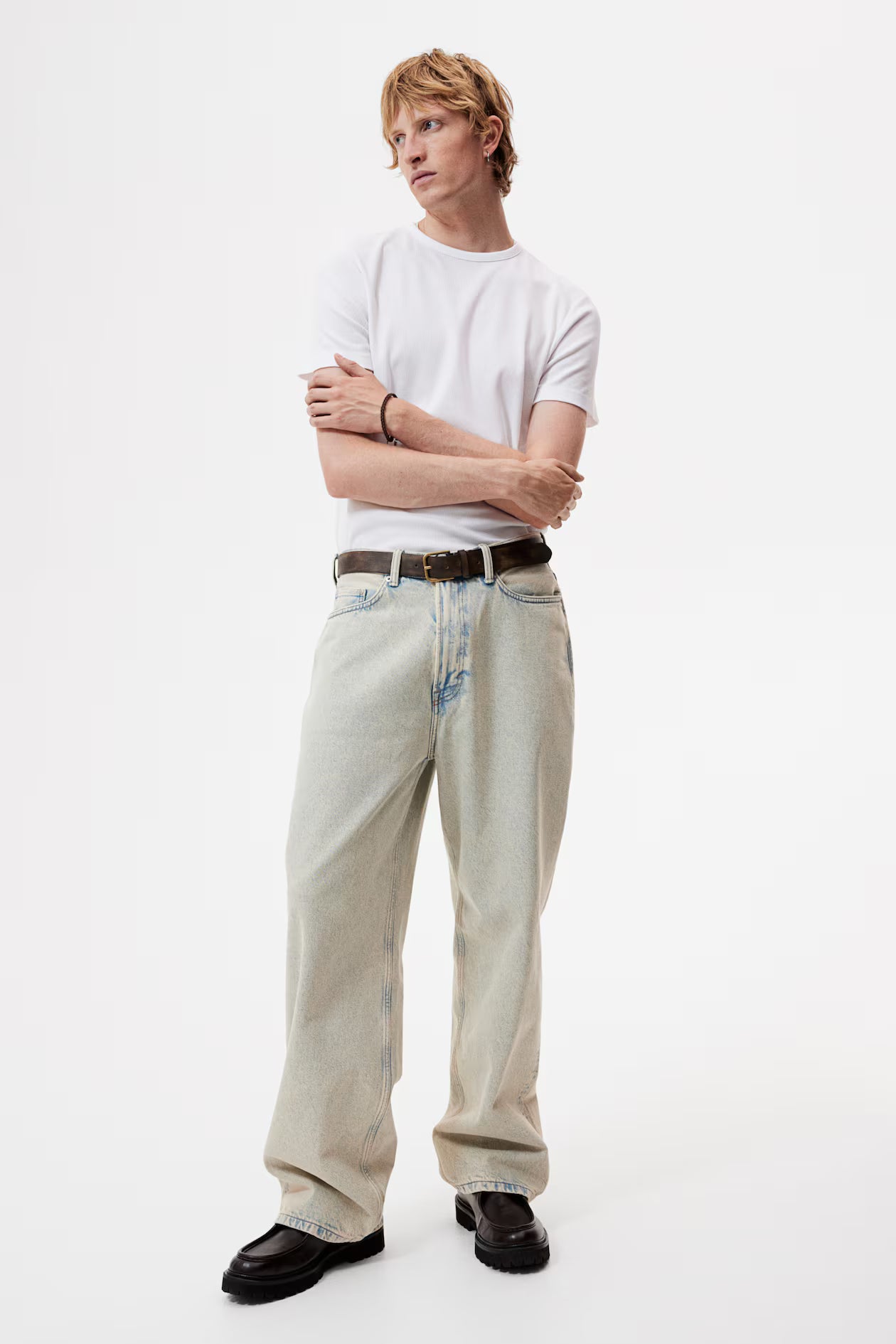 Pale denim blue