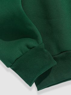 GREEN SHERPA HOODIE