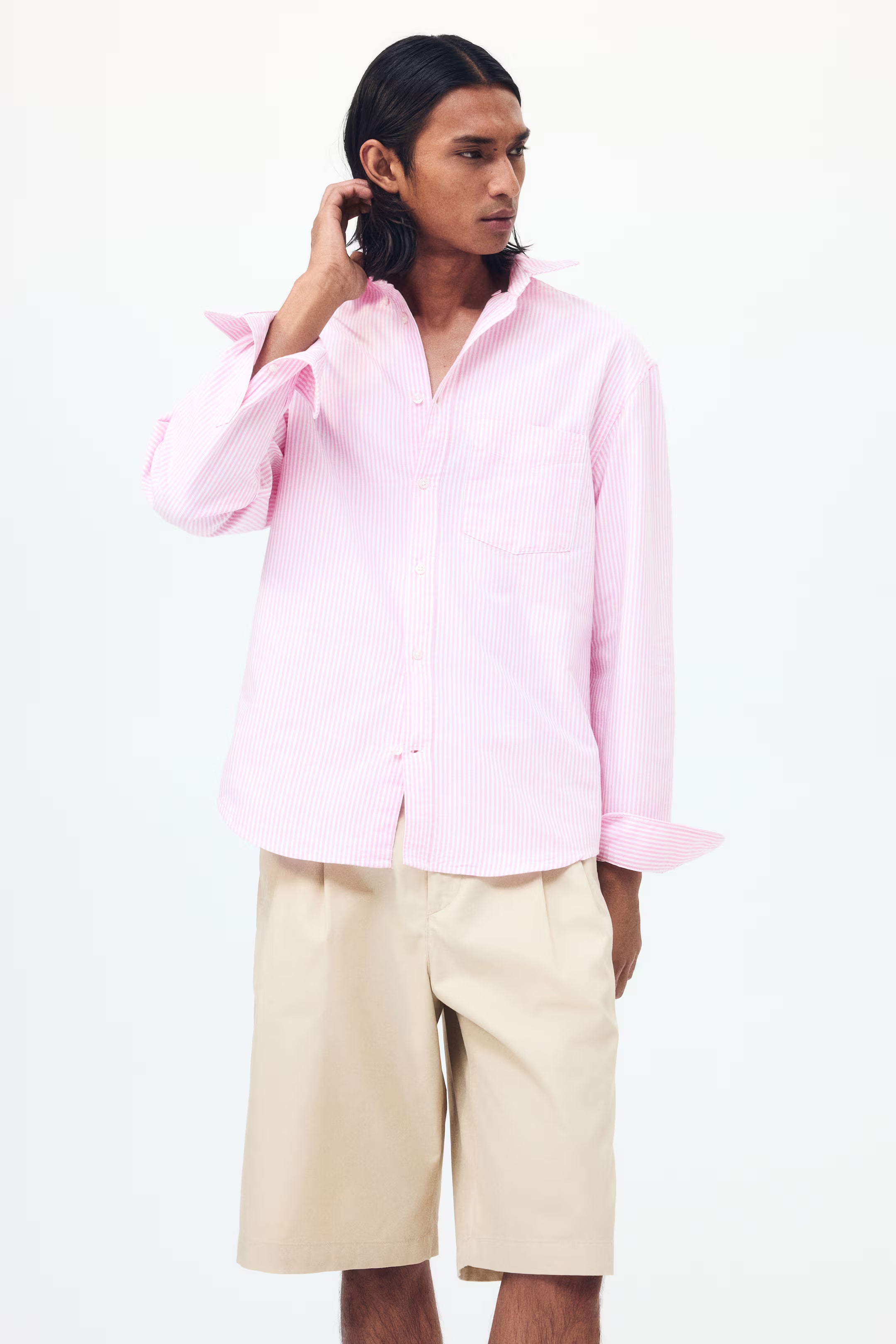 Regular Fit Oxford shirt Pink/Striped