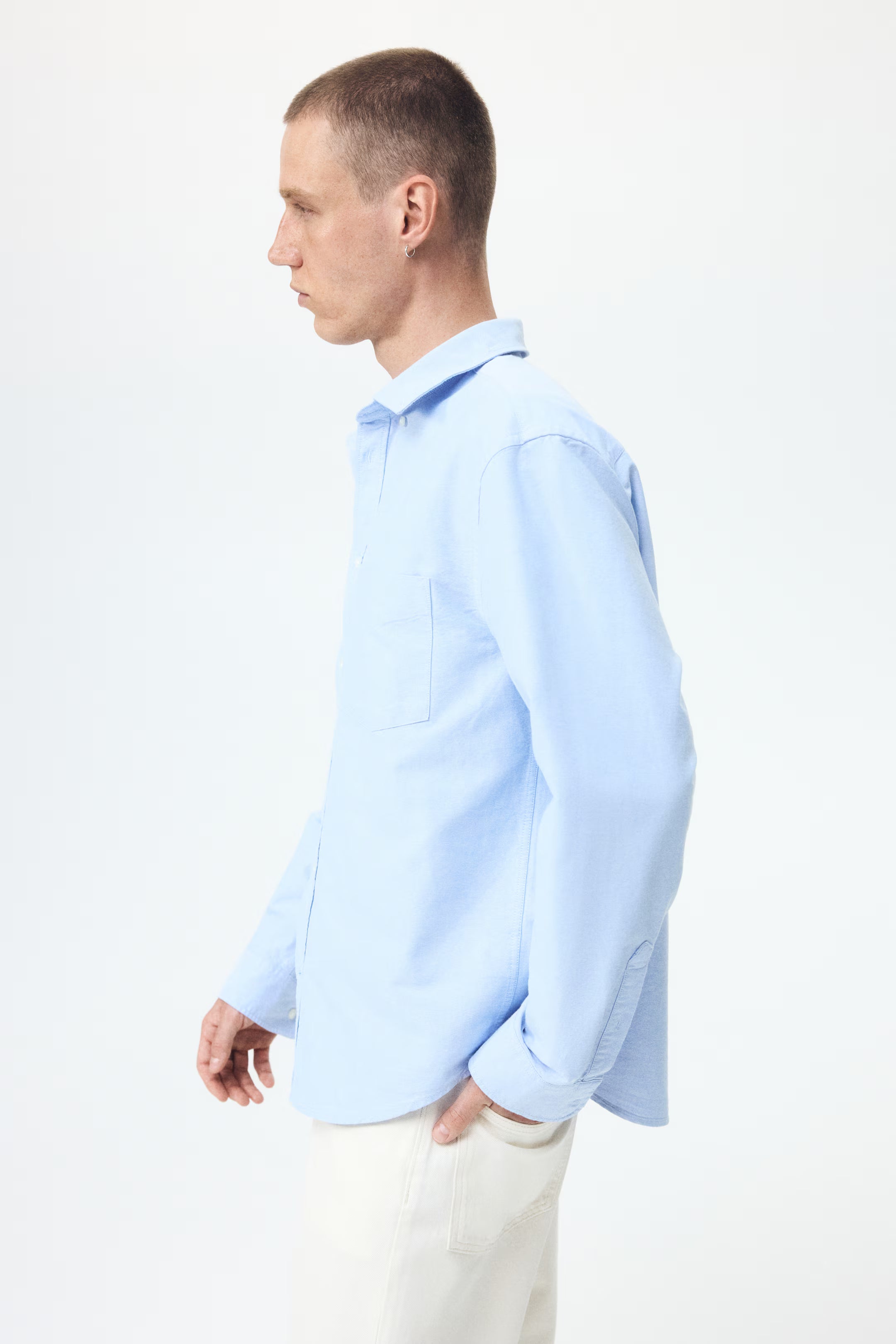 Regular Fit Oxford shirt Light blue
