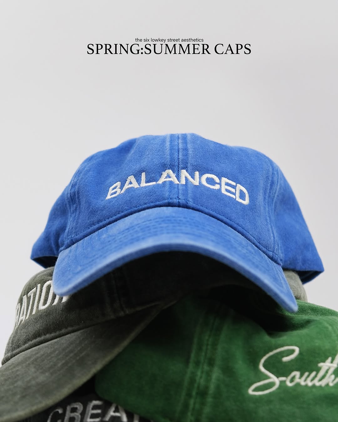 BASEBALL CAPS | SPRING:SUMMER 25