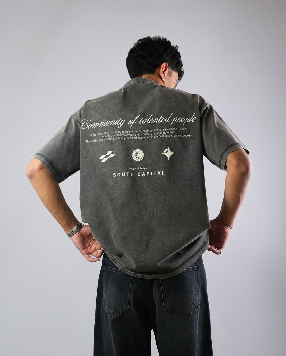 T-shirt Community of Talented People · 240 GSM · Oversized Fit