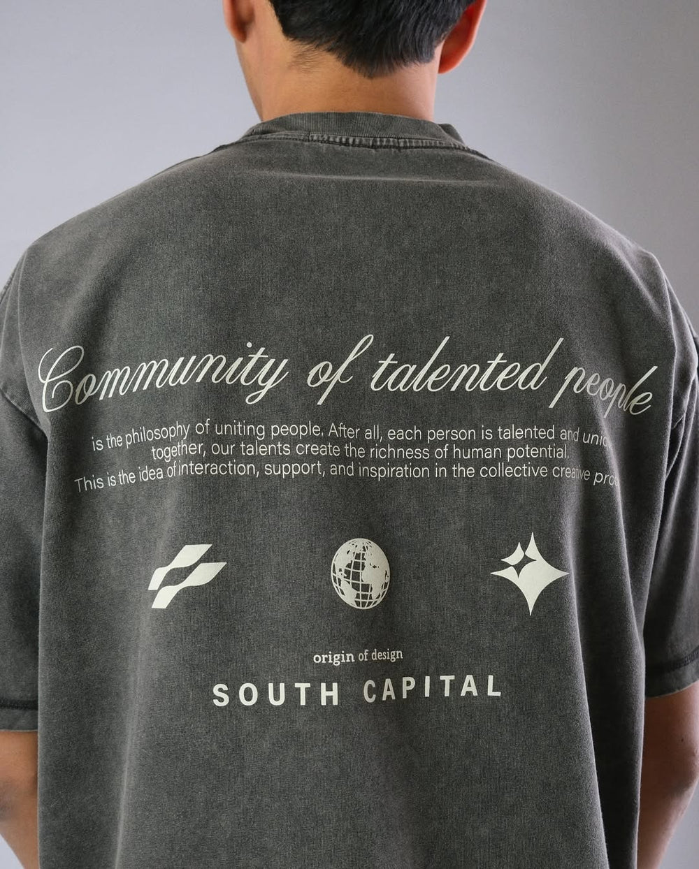 T-shirt Community of Talented People · 240 GSM · Oversized Fit