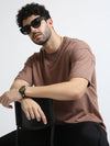 240 GSM OVERSIZE T SHIRT C-22 - LT.BROWN