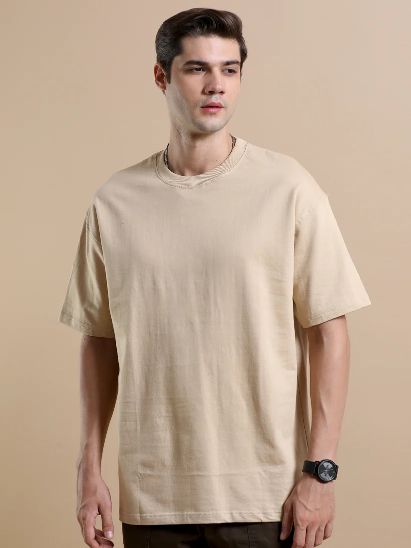 240 GSM OVERSIZE T SHIRT C-47 - CREAME