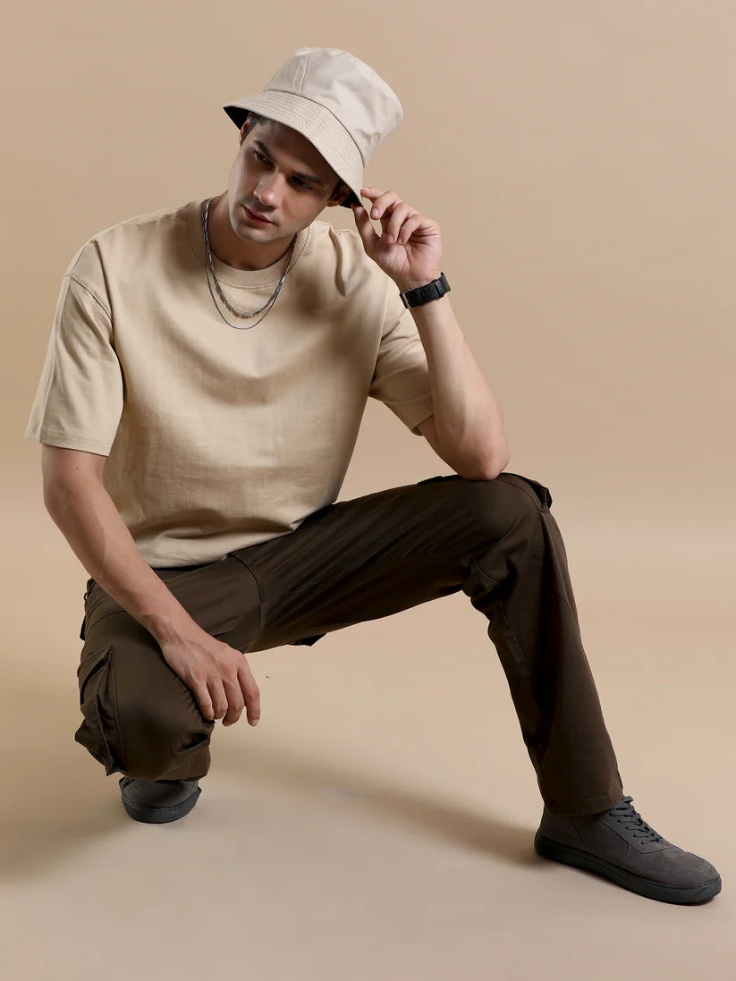 240 GSM OVERSIZE T SHIRT C-47 - CREAME