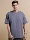 240 GSM OVERSIZE T SHIRT C-28 - STEEL GREY