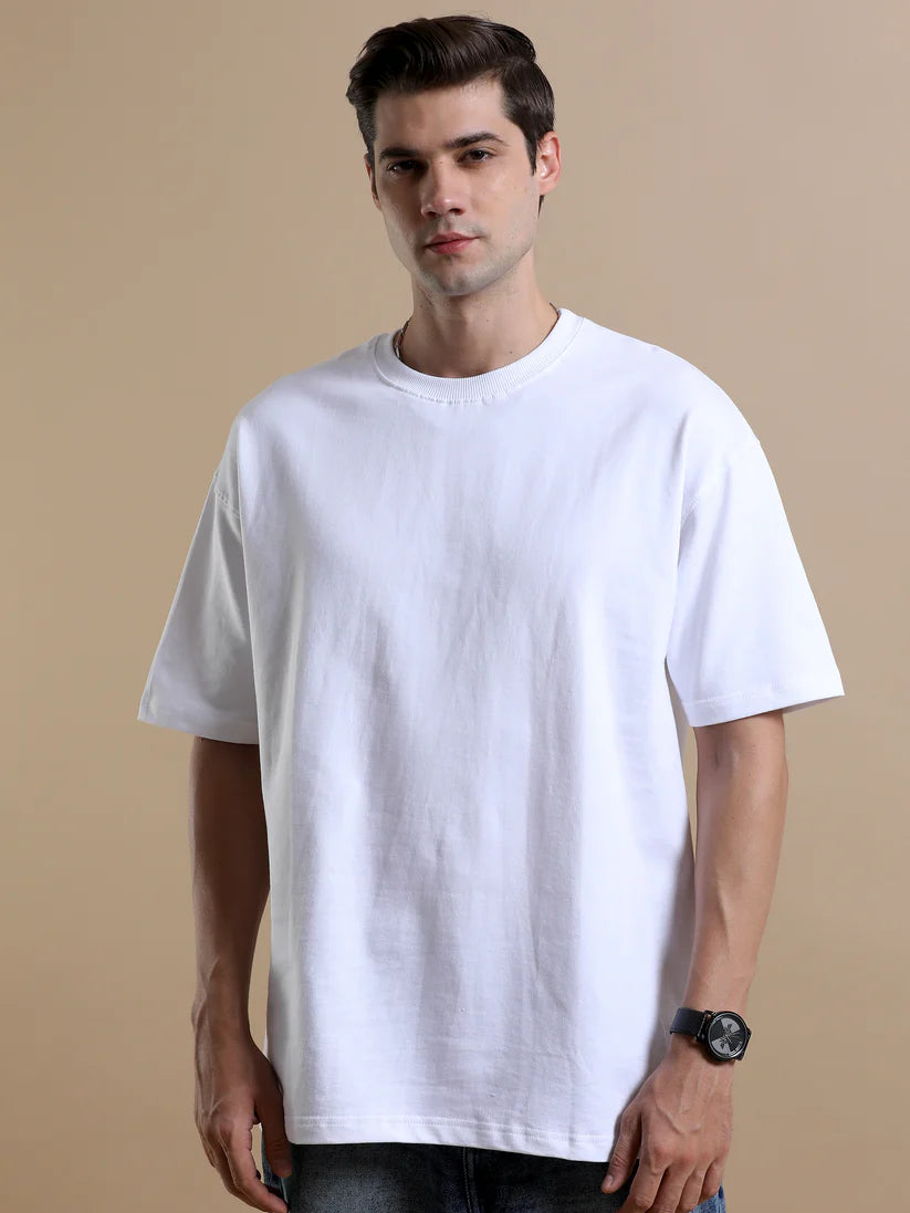 240 GSM OVERSIZE T SHIRT C-11 - WHITE