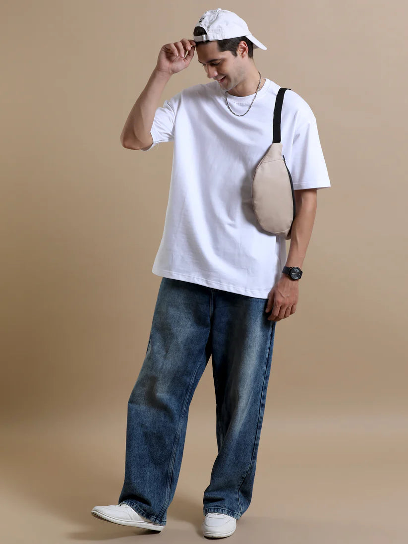 240 GSM OVERSIZE T SHIRT C-11 - WHITE