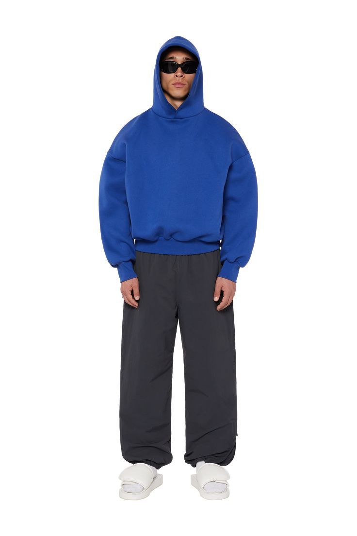 BLUE SHERPA HOODIE