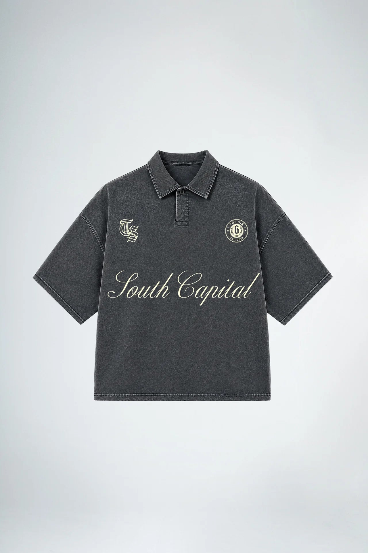 south capital* khaki polo