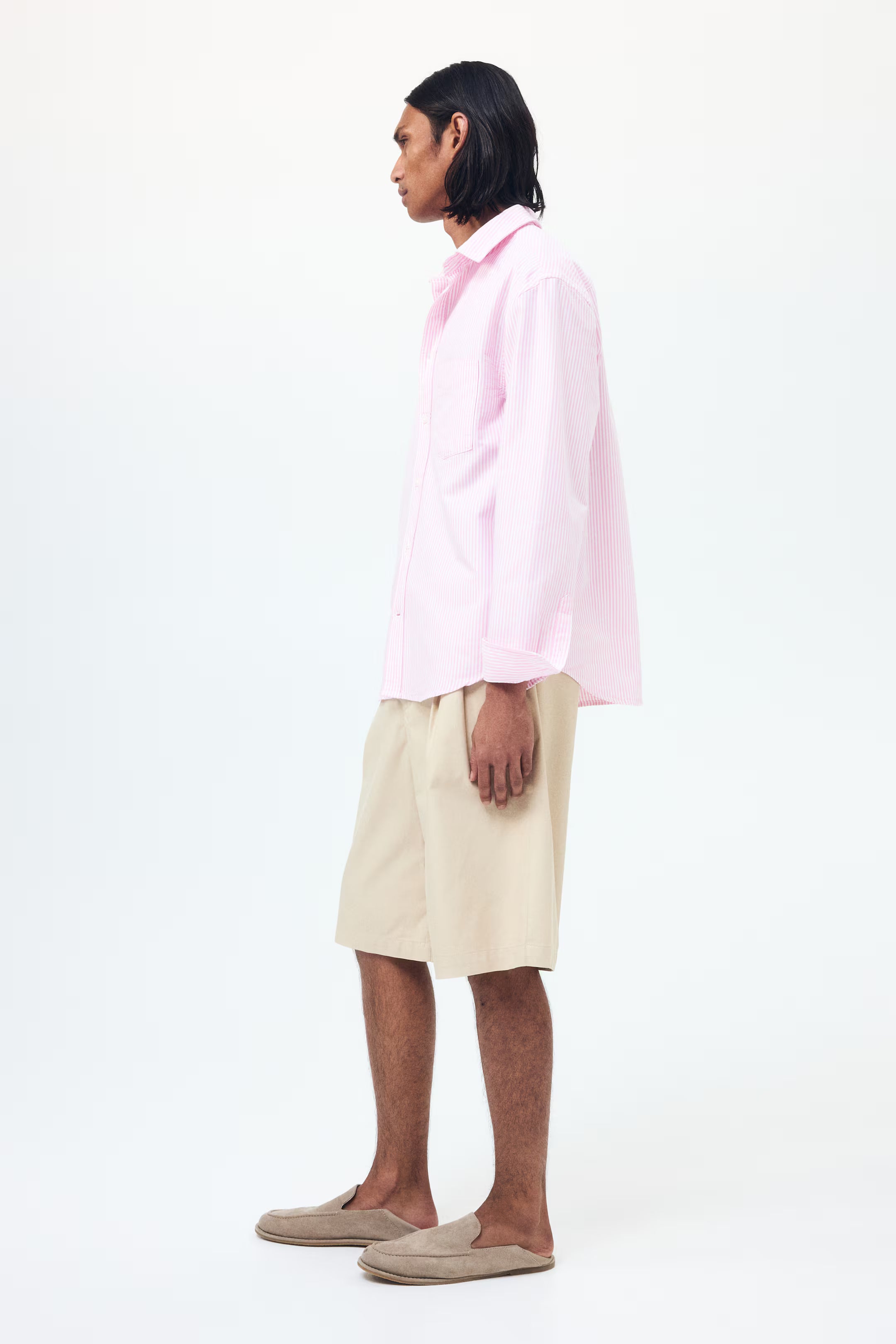 Regular Fit Oxford shirt Pink/Striped