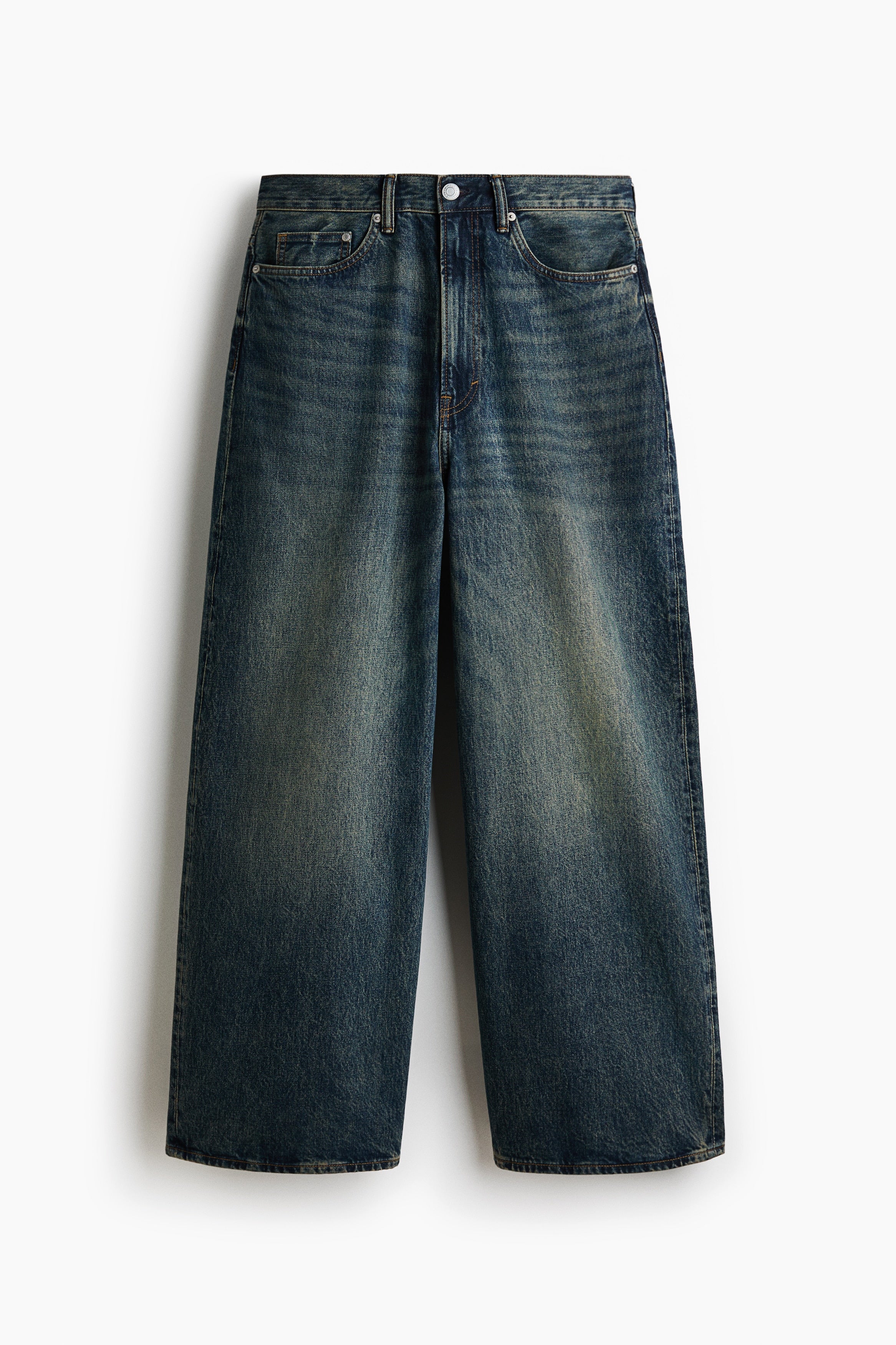 Baggy Jeans — Dark Denim Blue