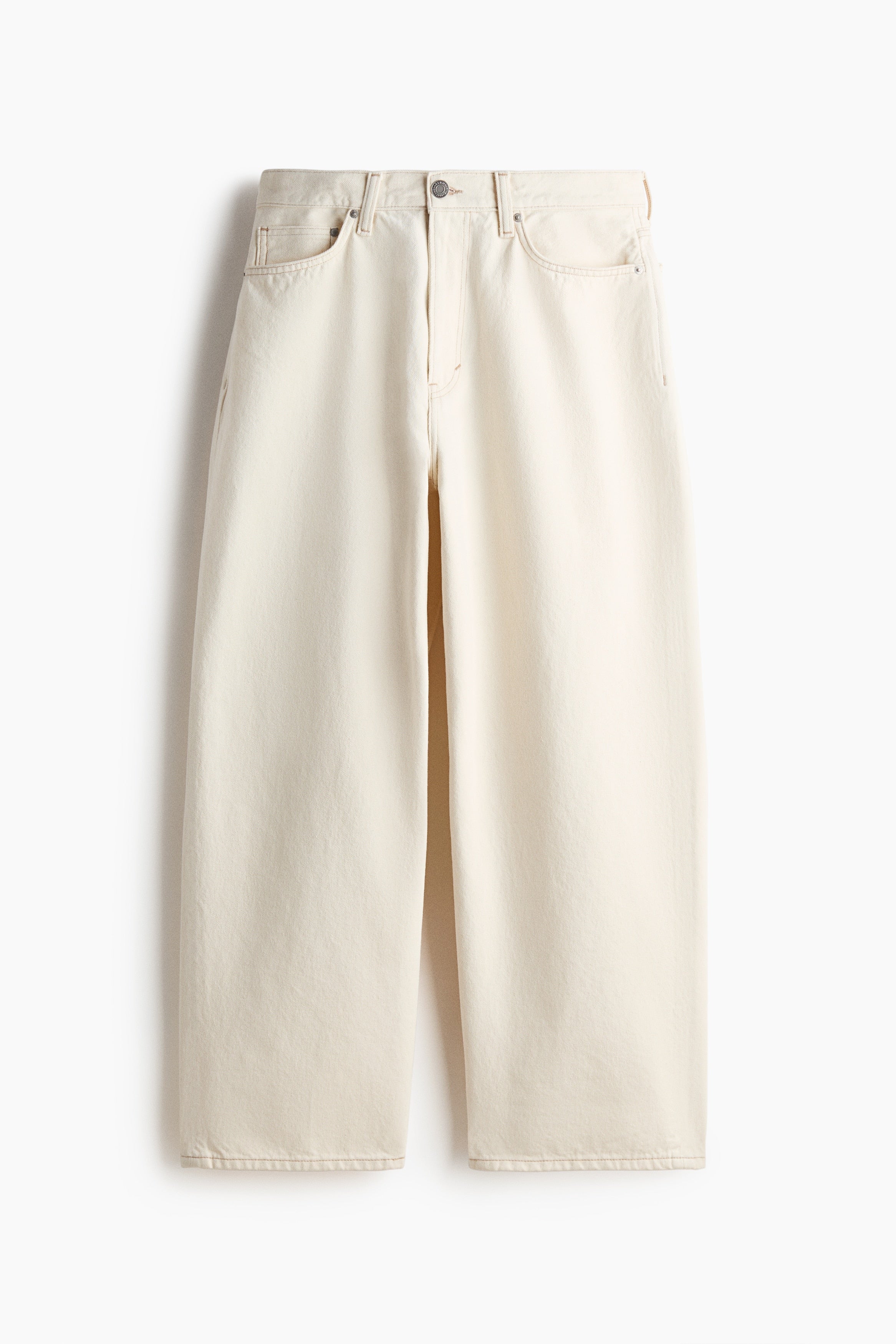 Baggy Jeans — Light Beige