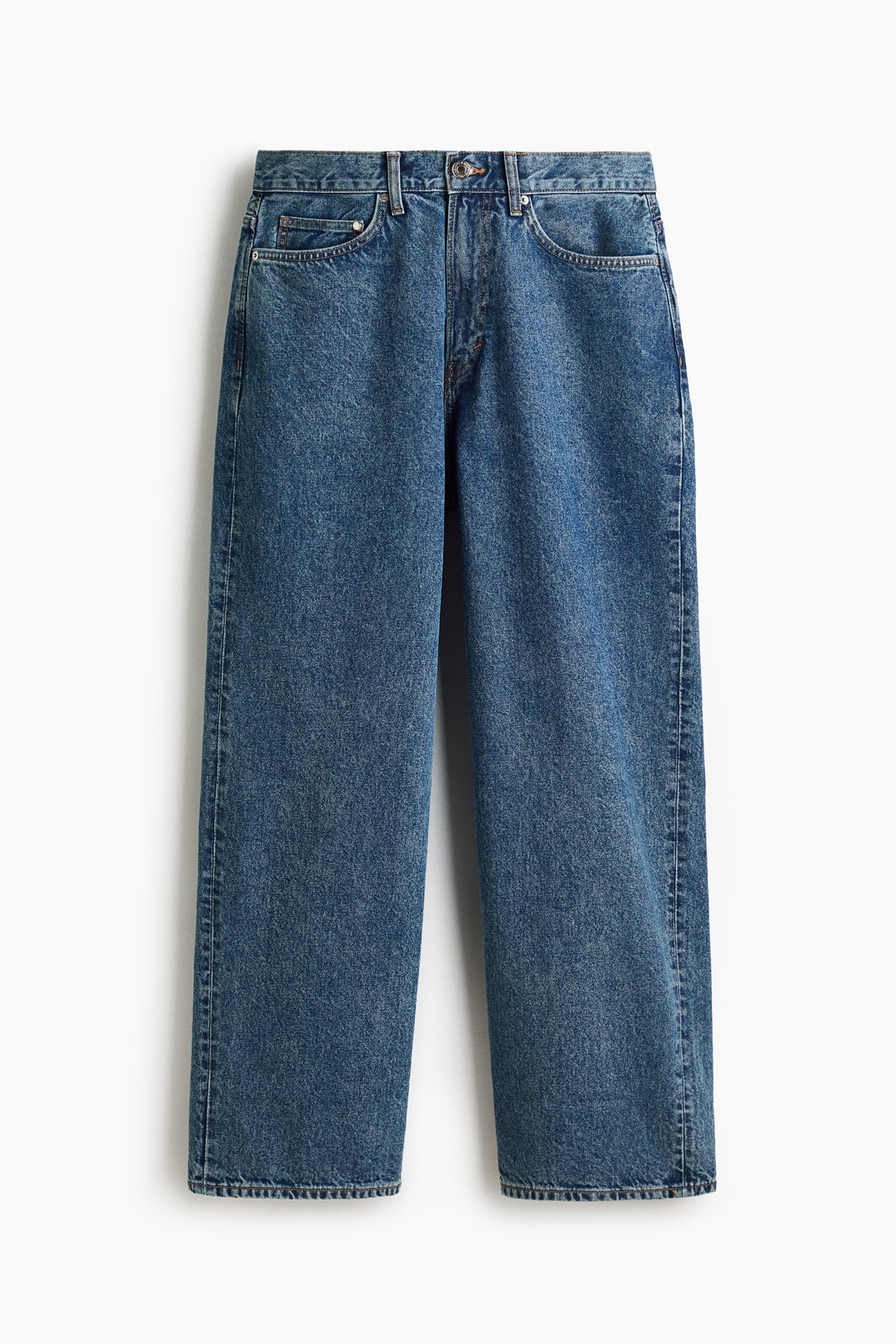 Baggy Jeans — Medium Denim Blue