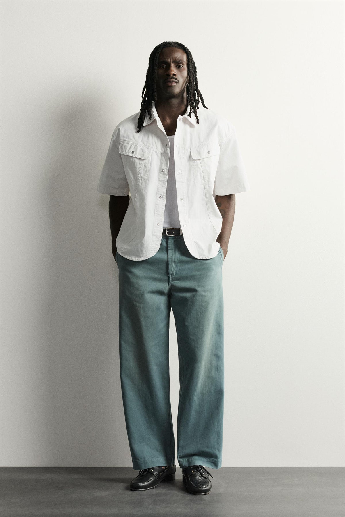 Denim Chino Trousers