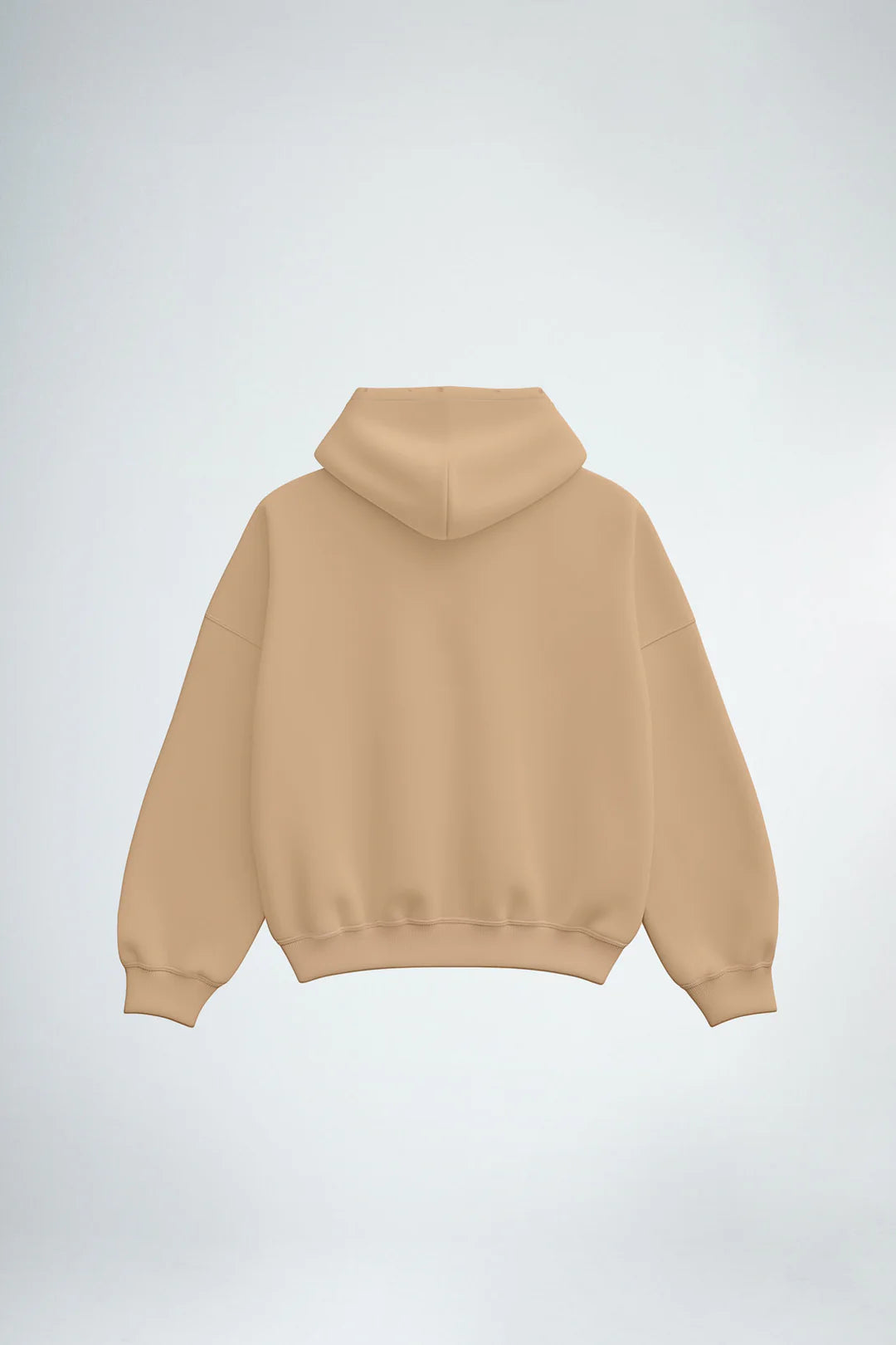 Hoodie Dark Necessities beige grunge 400g