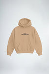 Hoodie Dark Necessities beige grunge 400g