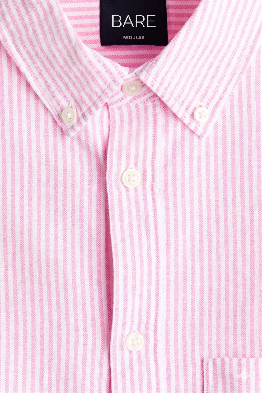 Regular Fit Oxford shirt Pink/Striped