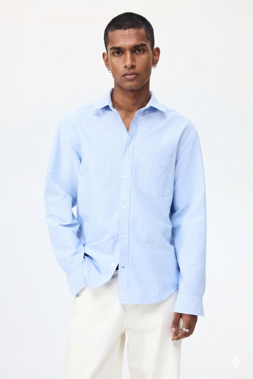 Regular Fit Oxford shirt Light blue