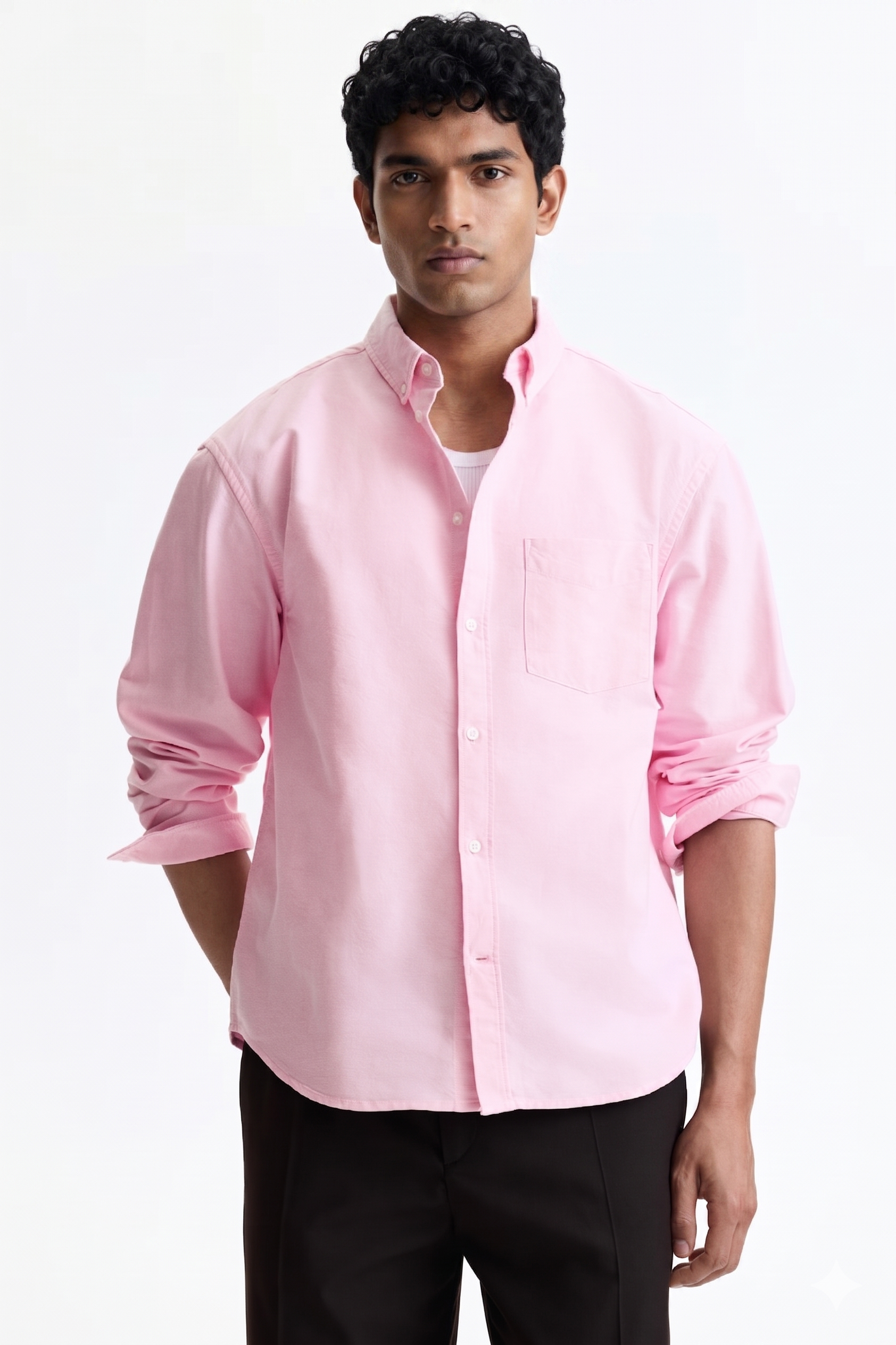 Regular Fit Oxford shirt Pink