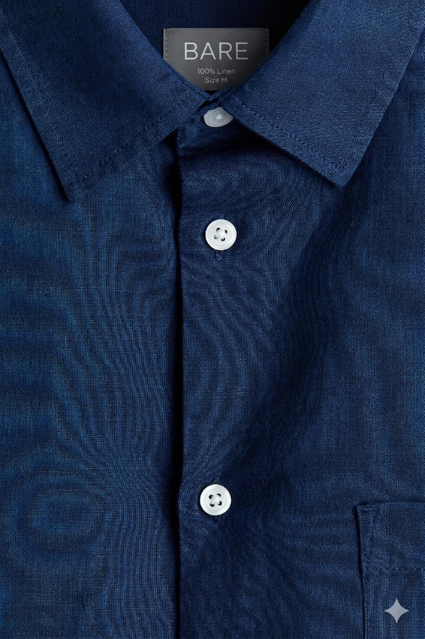 Regular Fit Oxford shirt Rust royale blue