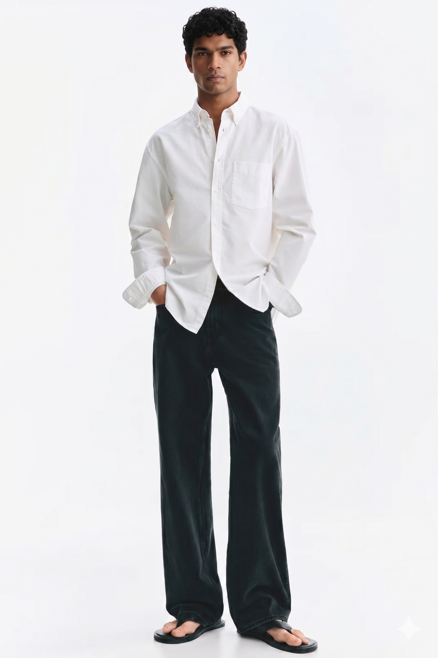 Regular Fit Oxford shirt white
