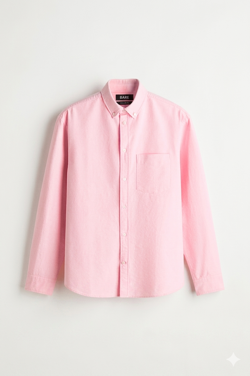 Regular Fit Oxford shirt Pink