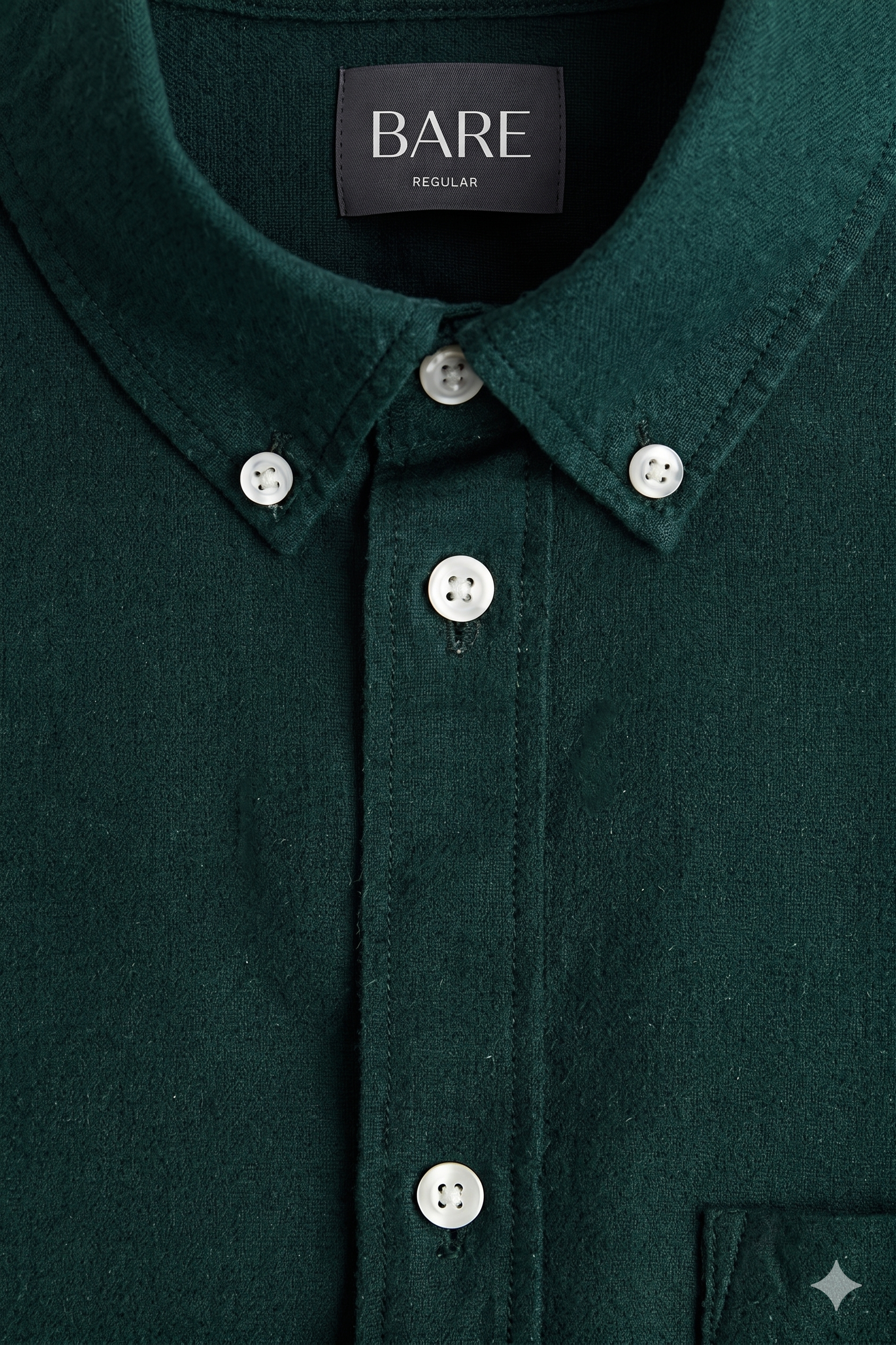 Regular Fit Oxford shirt Dark green