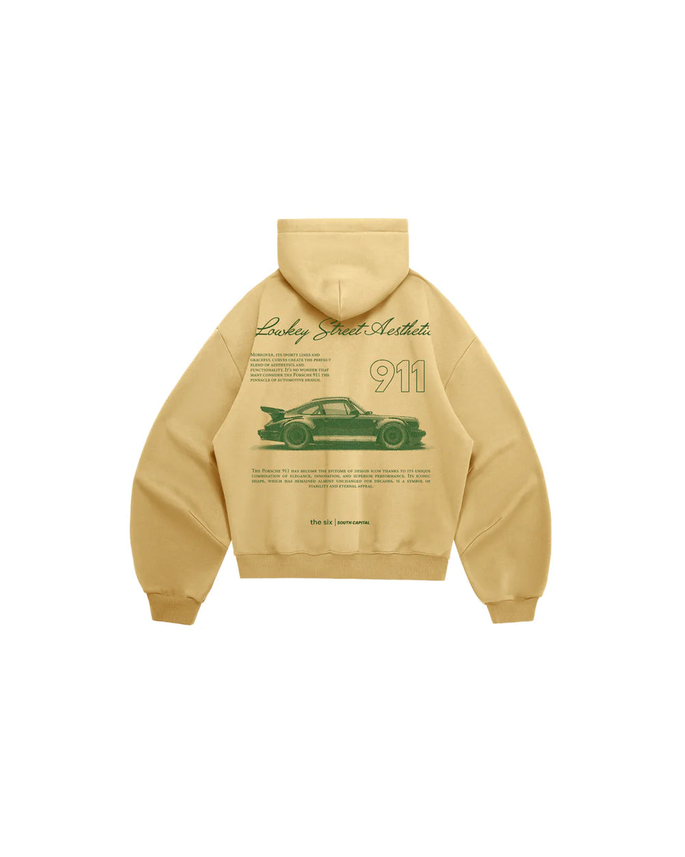 Oversized Hoodie PRSCH Mustard · 400 GSM