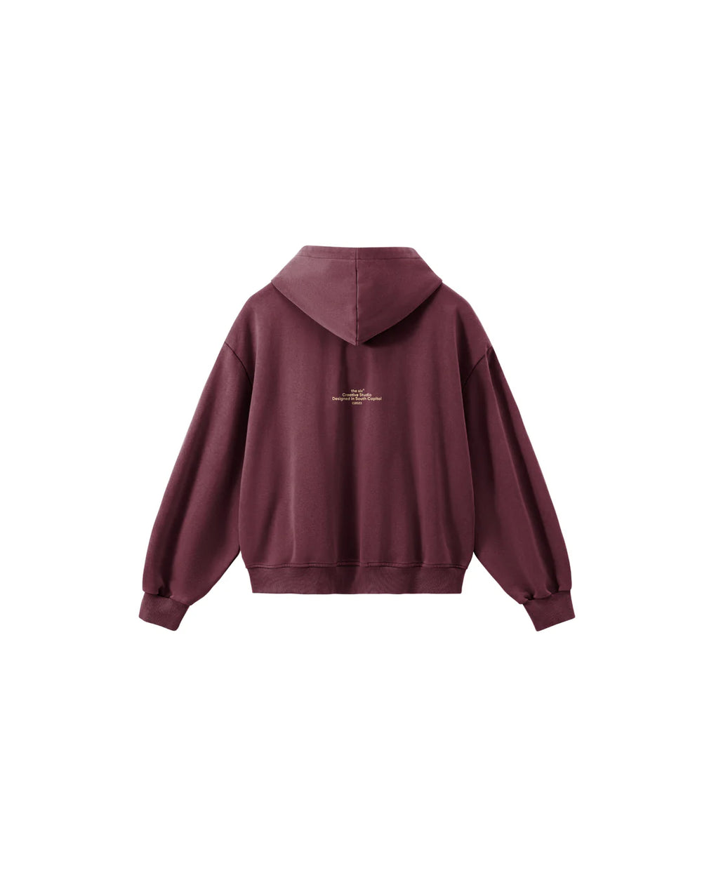 Oversized Hoodie TSCS Burgundy · 400 GSM