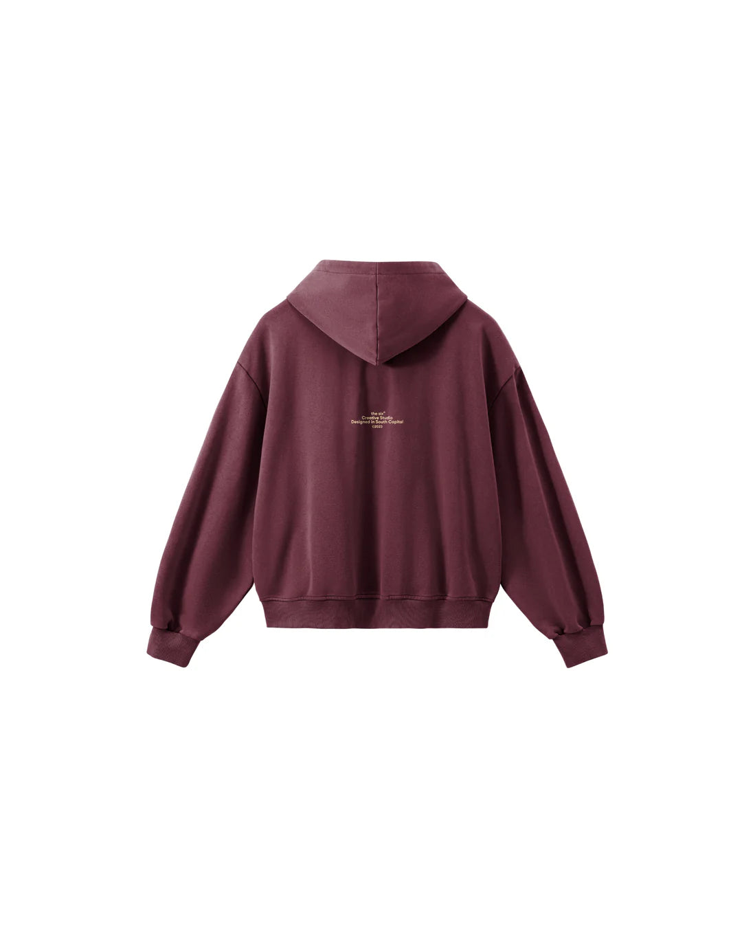 Oversized Hoodie TSCS Burgundy · 400 GSM