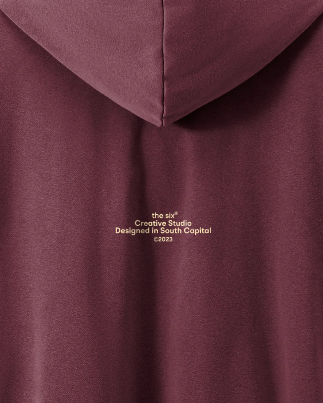 Oversized Hoodie TSCS Burgundy · 400 GSM