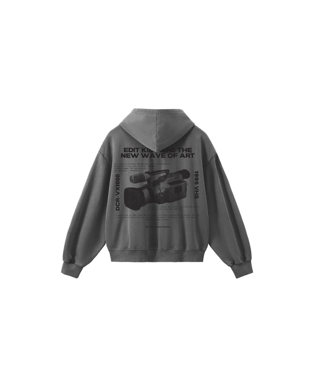 Oversized Hoodie Edit Kids Light Grey · 400 GSM