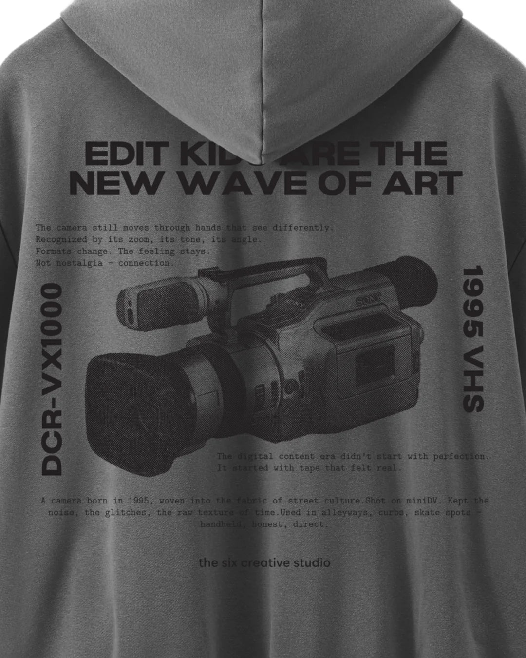 Hoodie EDIT KIDS light grey