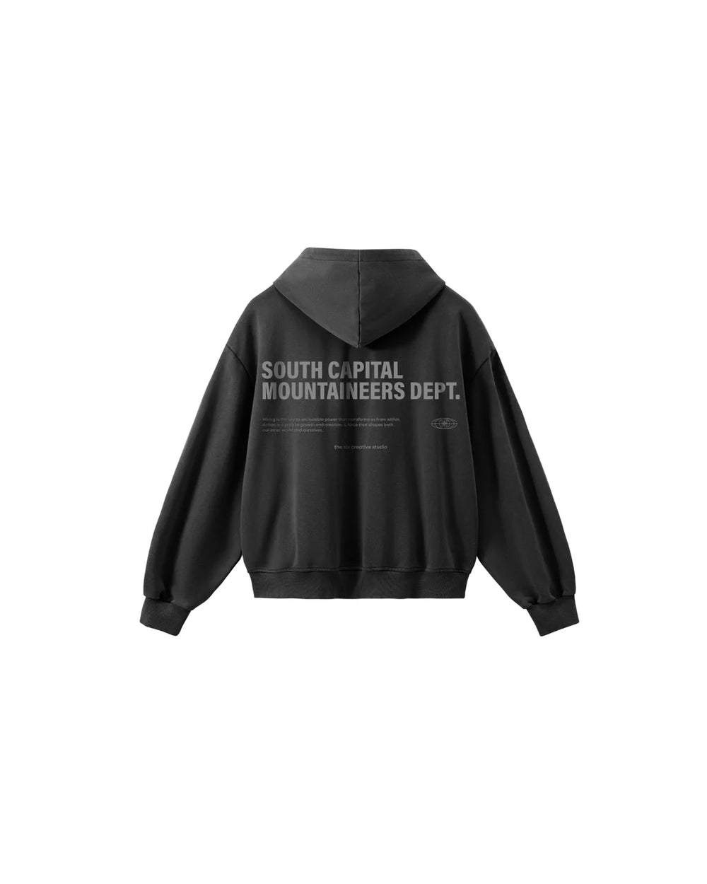 Oversized Hoodie SC MD Black · 400 GSM