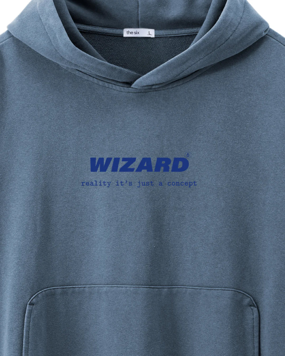Oversized Hoodie 369 Grey Blue · 400 GSM