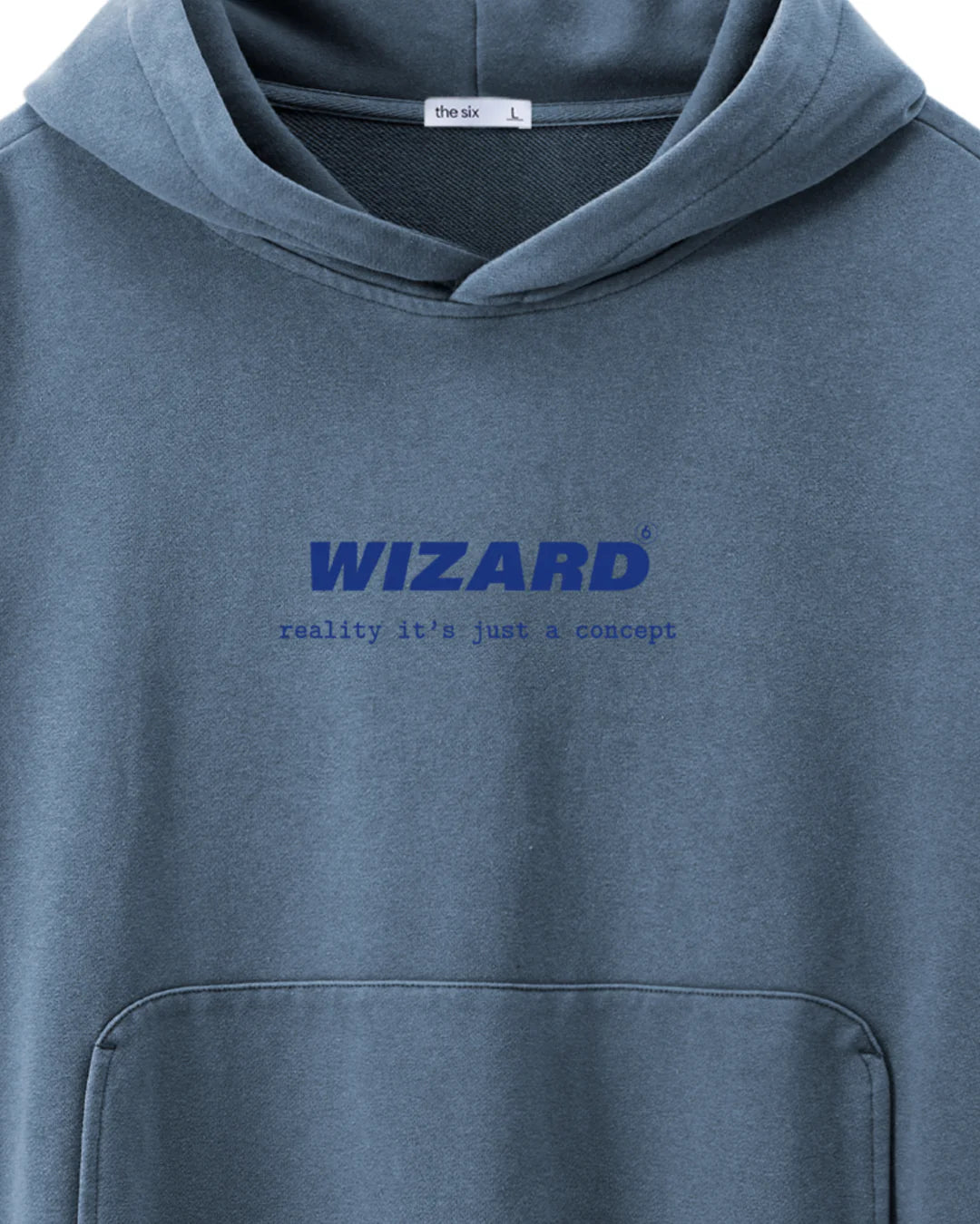 Hoodie 369 grey/blue