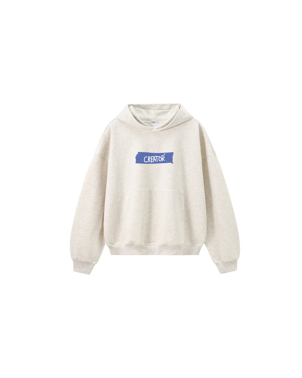 Oversized Hoodie Creator Light Grey · 400 GSM