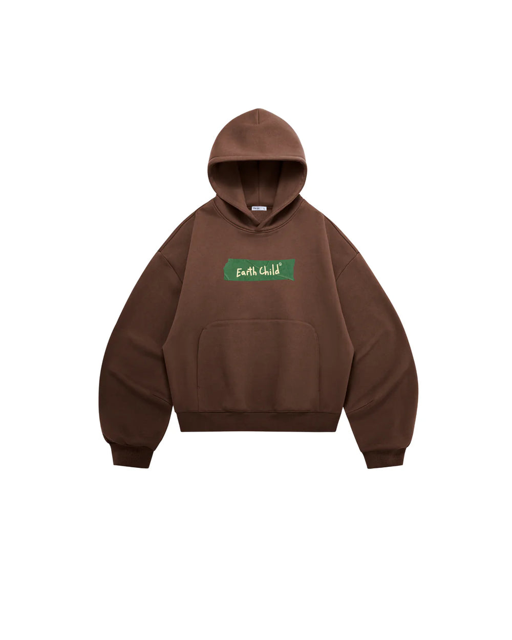 Oversized Hoodie Earth Child Brown · 400 GSM