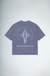 T-Shirt Mental Health LightBlue Grunge