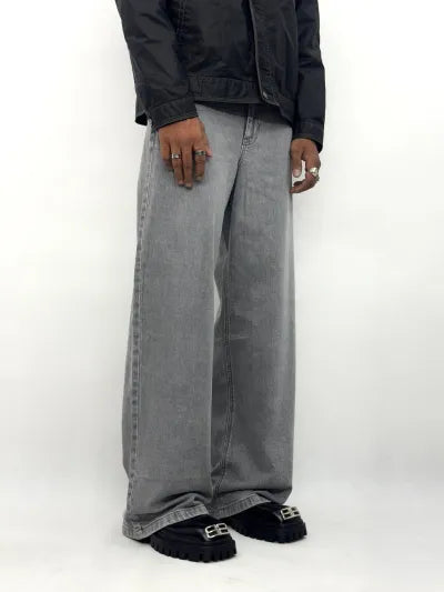Baggy Fit Jeans · Ash Wash · Waist 30–38 in